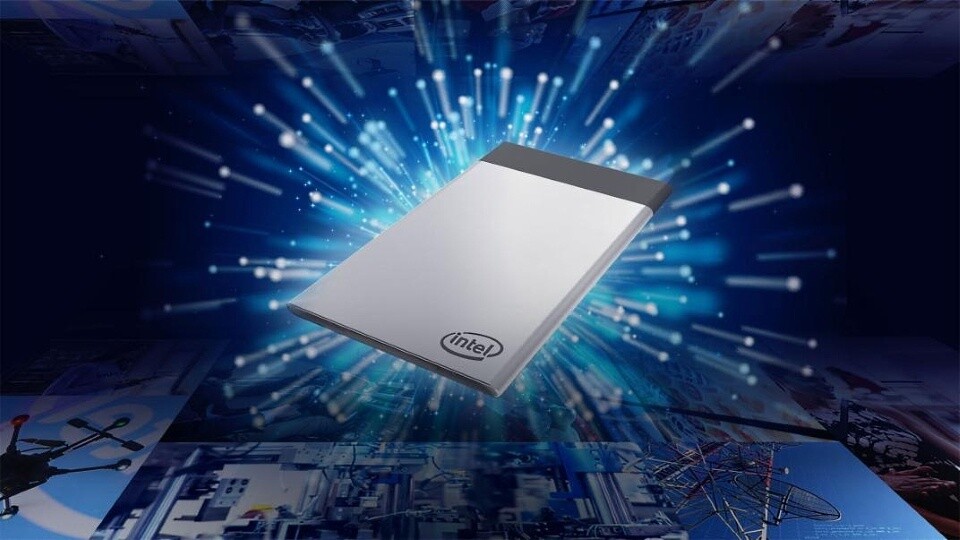 Die Intel Compute Card enthält die wichtigsten Komponenten eines Rechners.