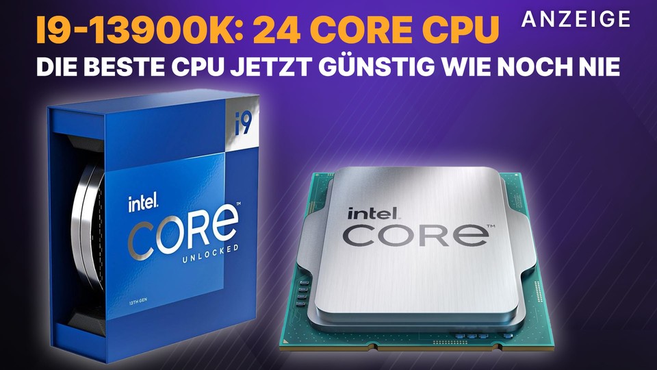 Der Intel Core i9-13900K ist eine der besten Gaming-CPUs, die ihr derzeit kaufen könnt. Hohe Leistung trifft auf Effizienz. Jetzt ist er endlich günstiger.