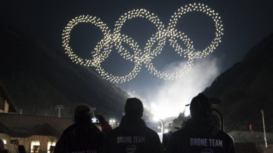 Intels Drohnenteam stellte seine Fähigkeiten bereits bei den Olympischen Winterspielen 2018 unter Beweis.
