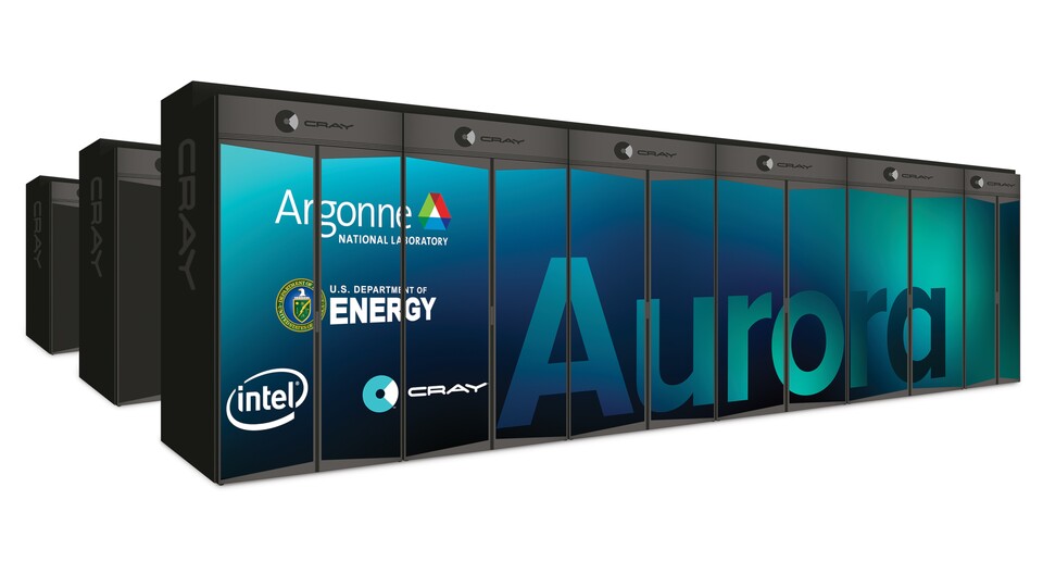 Intel Project Aurora auf Basis von Ponte Vecchio soll der erste Exascale-Supercomputer der Welt und 2021 einsatzfähig sein.