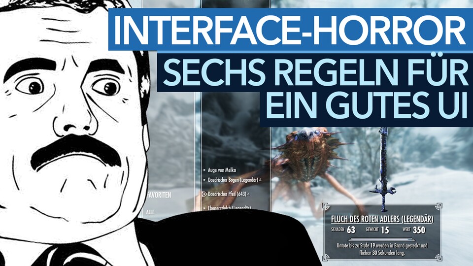 Interface-Horror: Sechs Gesetze für ein gutes UI