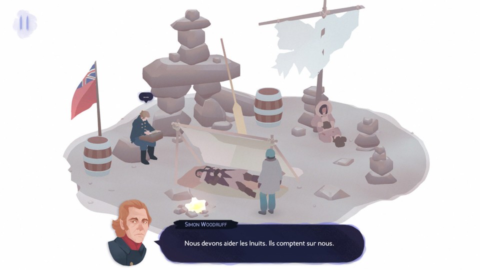 Inua- A Story in Ice and Time ist ein Point-and-Click-Abenteuer von den Entwicklern The Pixel Hunt.