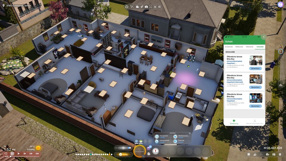 Ob während des Early Access noch weitere Studiengänge dazukommen und ob sie dann auch an Jobs geknüpft sind, ist noch unklar.