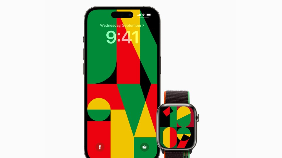 Passend zum Black History Month erscheint ein iPhone-Hintergrundbild. Für die Apple Watch kommt ein passendes Zifferblatt und Armband.
