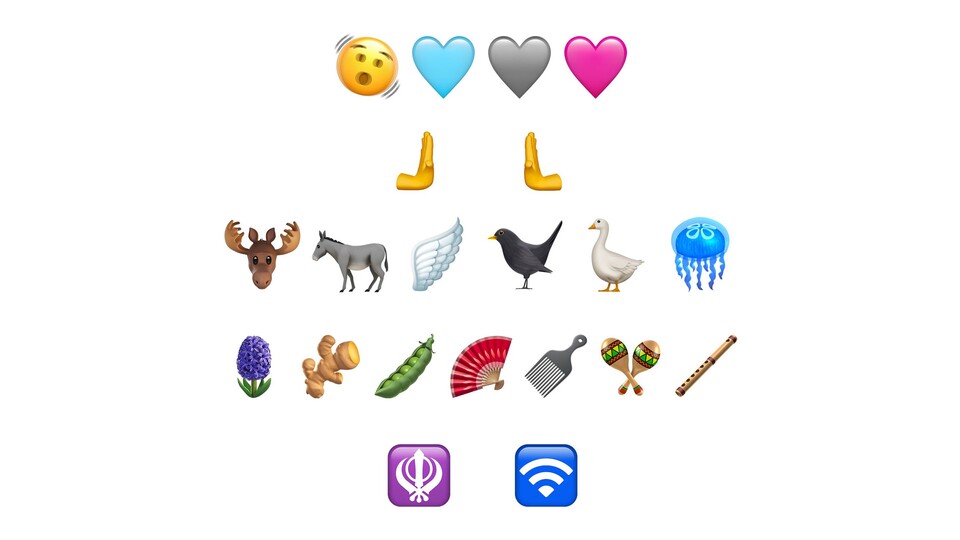 Das sind die Emojis auf Basis von Unicode 15.0. (Quelle: Emojipedia)