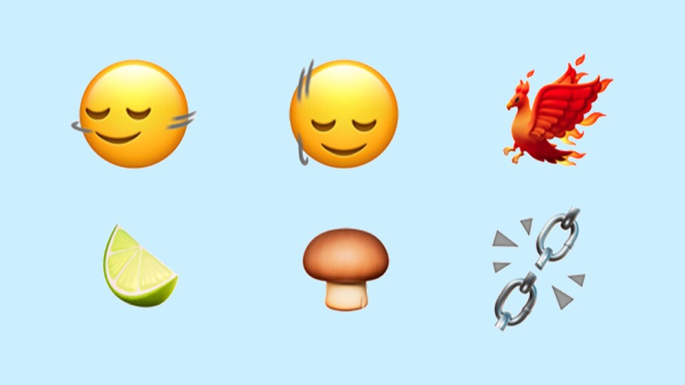 Wie so oft kommen mit einem neuen Update auch neue Emojis.