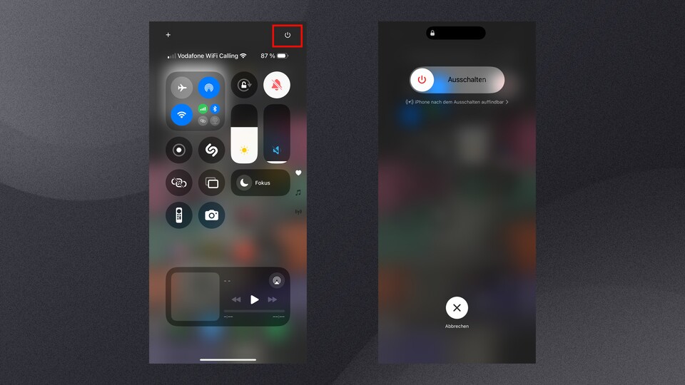 Das Kontrollzentrum lässt sich in iOS 18 übrigens umfangreich anpassen.
