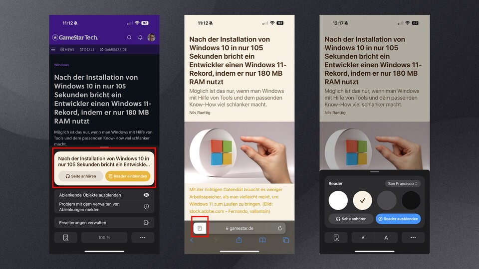Statt Schwarz und Weiß gibt es jetzt zwei weitere Farben.