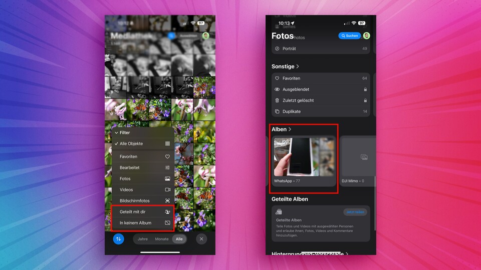 Es lohnt sich, die Zeit zu nehmen, um die Fotos-App einmal vollständig anzupassen.
