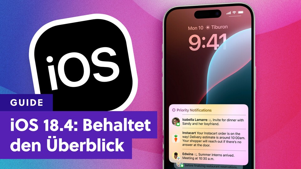 Mit iOS 18.4 kommt Apple Intelligence nach Deutschland.