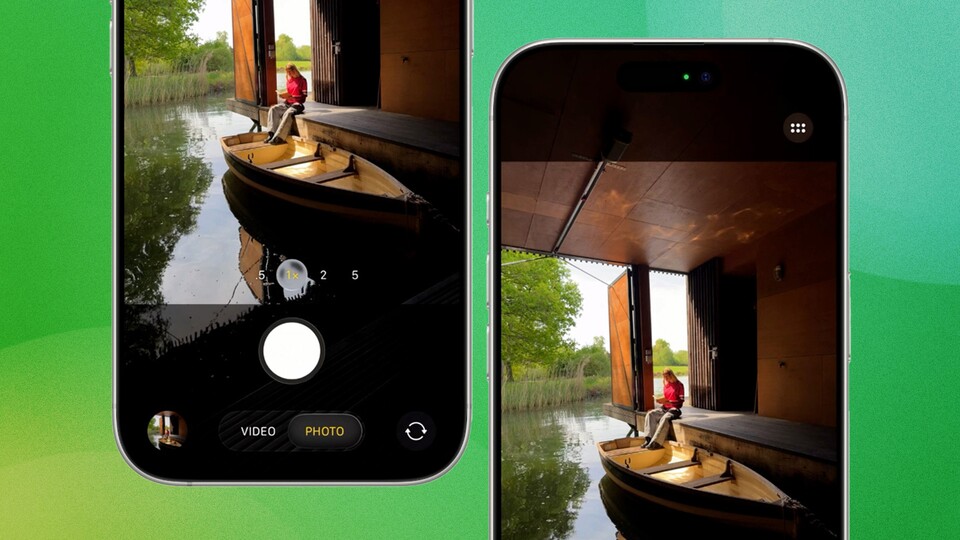 Die Kamera-App wurde mit iOS 26 aufgeräumt. (Bild: Apple)