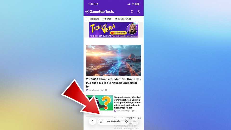 Safari bietet jetzt insgesamt drei unterschiedliche Ansichtsoptionen. (Bildquelle: GameStar Tech)