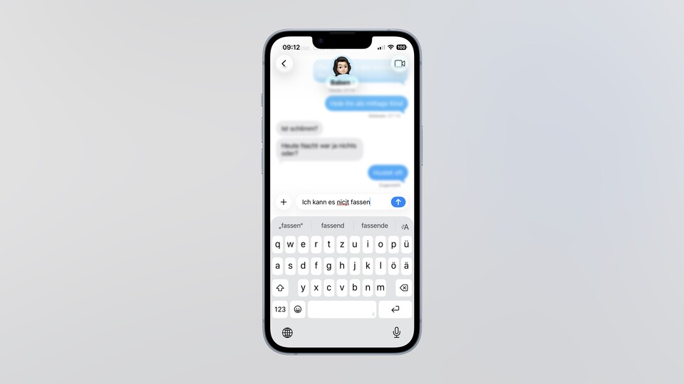 Simple Vertipper werden vom iPhone oft genug nicht erkannt, um mich zu nerven.