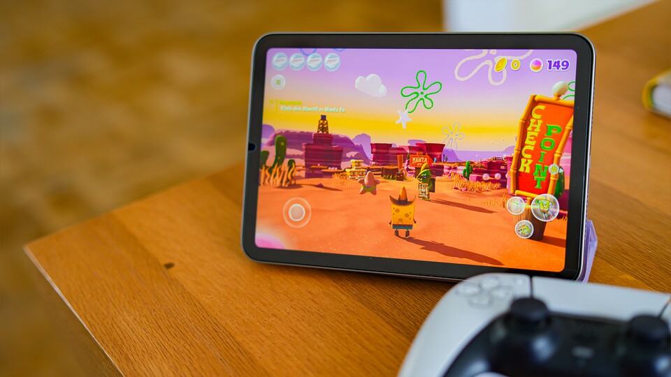 Auch wenn das iPad mini nicht die Leistung des iPad Pro hat, laufen die meisten Spiele problemlos auf dem Tablet. (Bild: GameStar Tech)