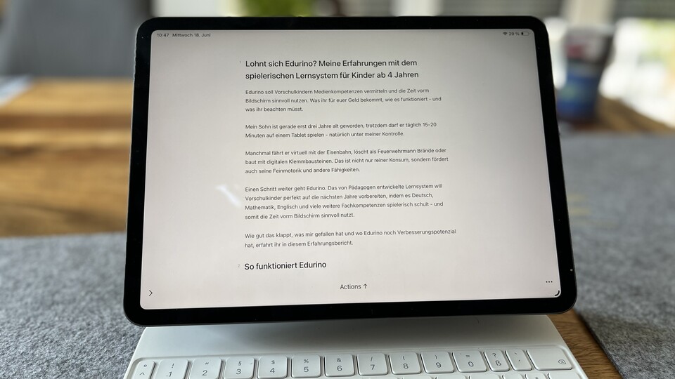 Apple iPads sind das Aushängeschild für Tablets und mit dem iPad Air und dem Pro Modell macht ihr bei eurer Tablet-Wahl nichts falsch.