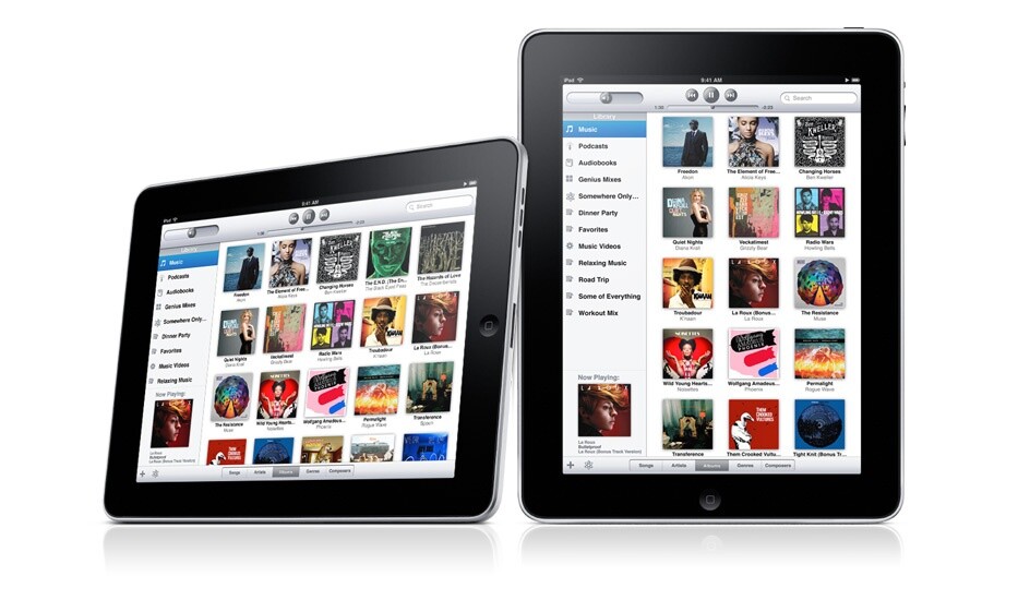 Der iTunes-Store profitiert von der größeren Display-Fläche.