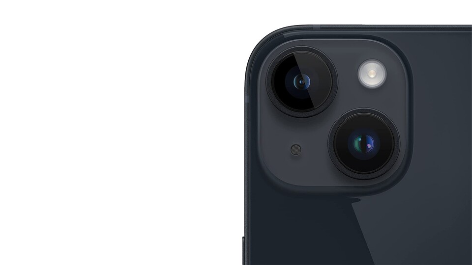 Die Dual-Kamera besteht aus einer 12-MP-Weitwinkellinse mit f1.5-Blende und einer 12-MP-Ultraweitwinkelkamera.