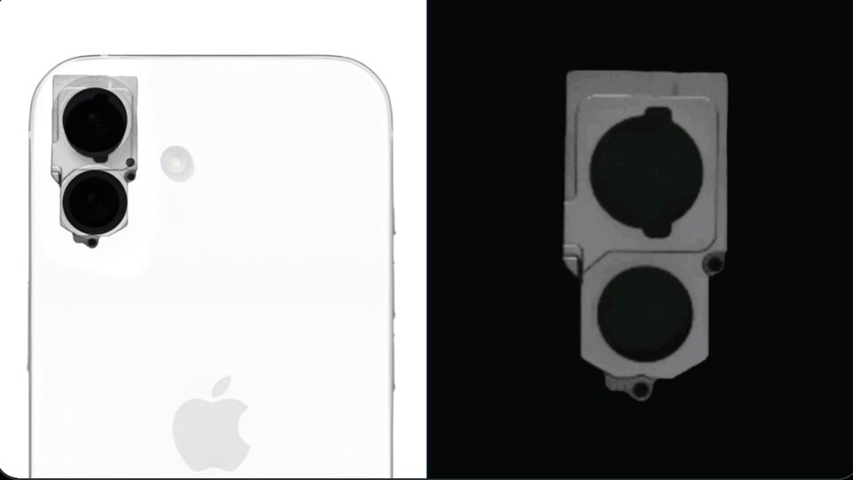 Das Kamera-Element auf der Rückseite des iPhone 16 (Standardmodell) wird sich vermutlich erneut ändern. (Quelle: MacRumors)