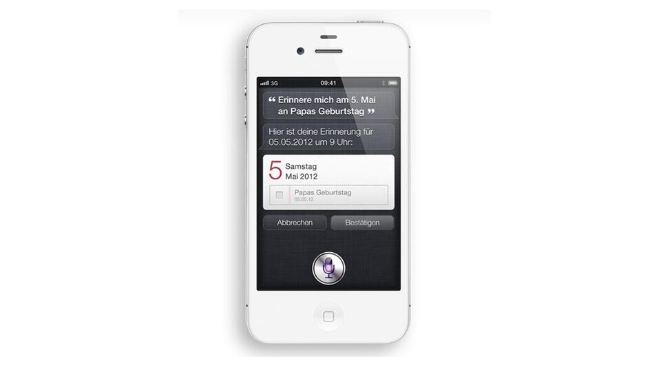 Siri wurde erstmals 2011 mit dem iPhone 4S eingeführt. (Bild: Apple)