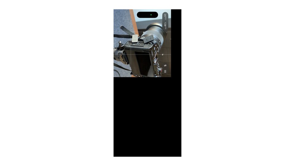 So öffnete sich die Kamera auf meinem iPhone des Öfteren. Stellt euch vor, ihr möchtet mit der iPhone-Kamera einen schönen Moment festhalten, und dann passiert so etwas. (Bild: Patrick Schneider, GameStar Tech).