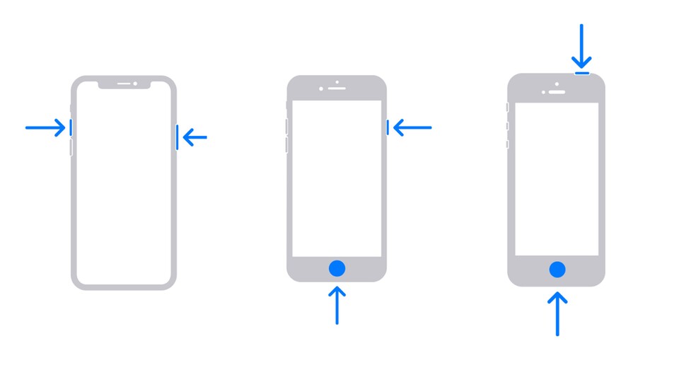 Je nach Modell funktioniert die Screenshot-Aufnahme auf dem iPhone etwas anders.