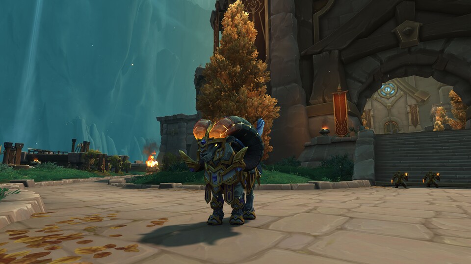 Als Irdenen-Paladin bekommt ihr ein ganz neues Reittier.