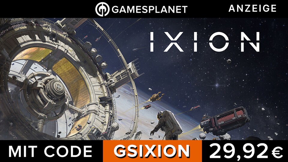 Strategie im Weltraum: Das neue Aufbauspiel Ixion gibt es jetzt günstig bei Gamesplanet.