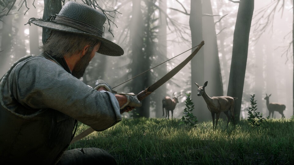 Jagen ist eine lukrative Nebenbeschäftigung in Red Dead Redemption 2.