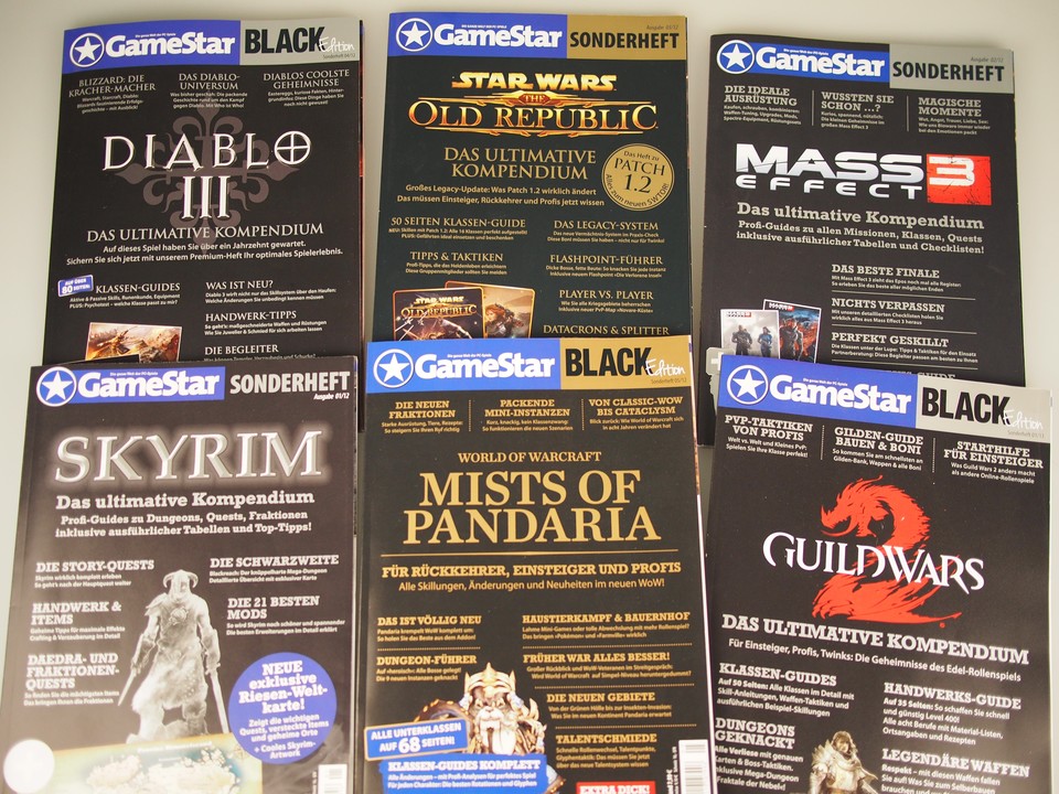 Mein Highlight 2012 in eigener Sache: Die GameStar Black Edition geht in Serie. Und ist online hier ((link)) auch direkt zu kaufen und nachzubestellen