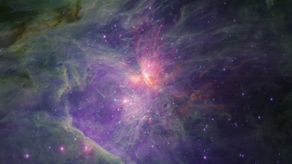 9. Der Orion-Nebel. Quelle: Image: NASA, ESA, CSA Science leads and image processing: M. McCaughrean, S. Pearson, CC BY-SA 3.0 IGO