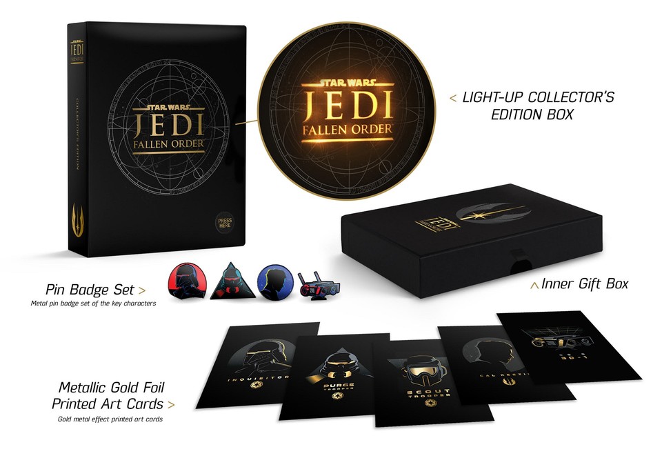 So sieht die Collector's Edition zu Jedi: Fallen Order aus.