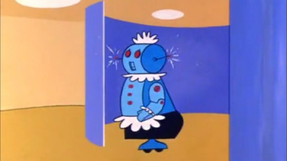 Kennt hier jemand noch Rosie, den Haushaltsroboter aus »Die Jetsons«. So ungefähr könnt ihr euch die mechanischen Charaktere aus »Pluto« vorstellen. (Bild: Hanna-Barbera)