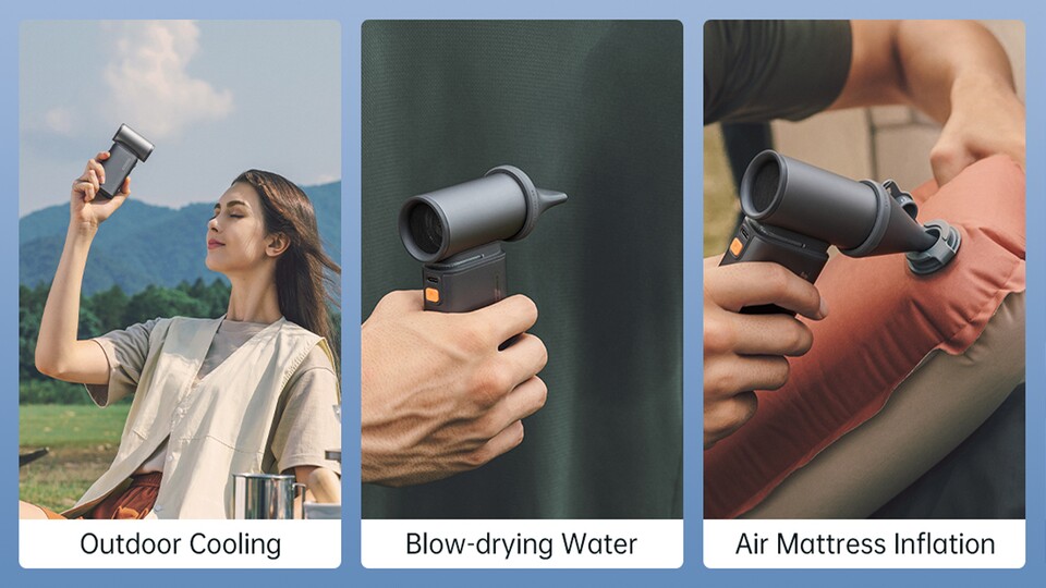 Hier sind einige der Anwendungsgebiete des JISULIFE Handventilators. Aber es gibt noch viel mehr!