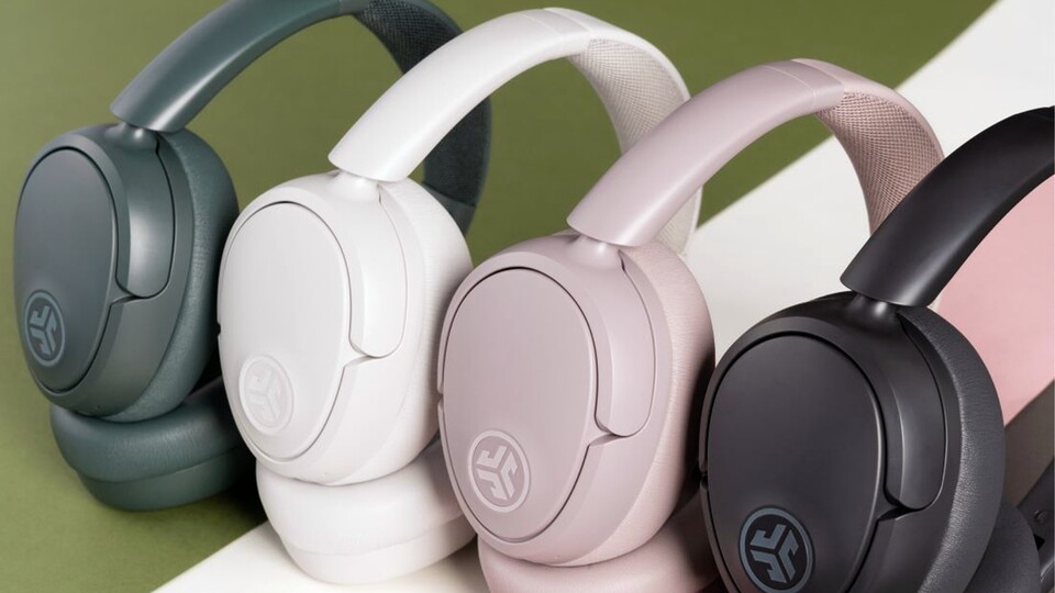 Die Over-Ears gibt es in vier unterschiedlichen Farben. (Bildquelle: JLab)