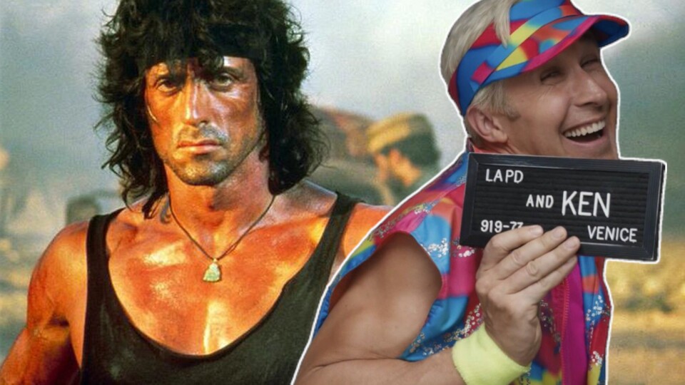Für John Rambo ist Ryan Gosling »kenough« - wenn ihr Sylvester Stallone fragt. Bildquelle: Orion PicturesWarner Bros.