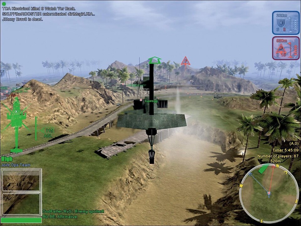 Die schnellen Apache-Hubschrauber sind mächtige Waffenplattformen.