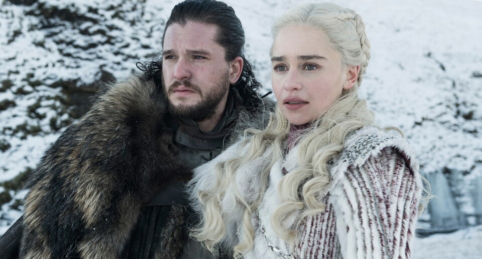 Jon Schnee und Daenerys Targaryen in Game of Thrones