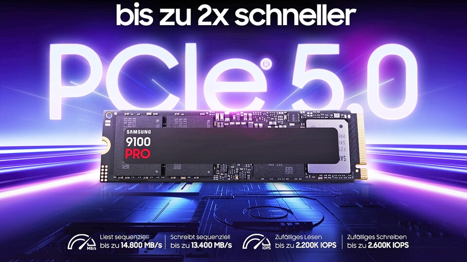 Die Samsung 9100 Pro ist eine der schnellsten und besten NVMe SSDs der Welt und jetzt im Angebot günstiger!