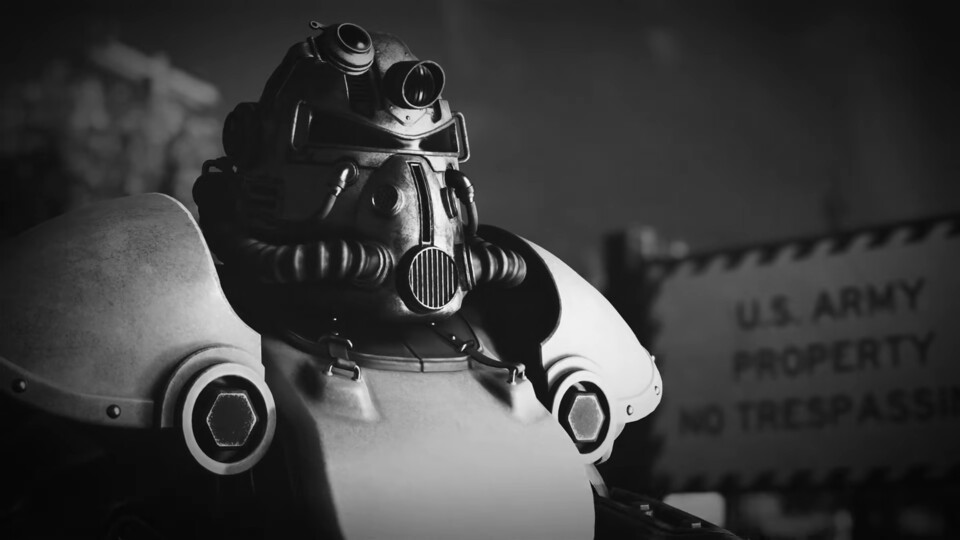 Die weiterentwickelte Powerrüstung T-51 ist damals die Geheimwaffe der US-Armee.