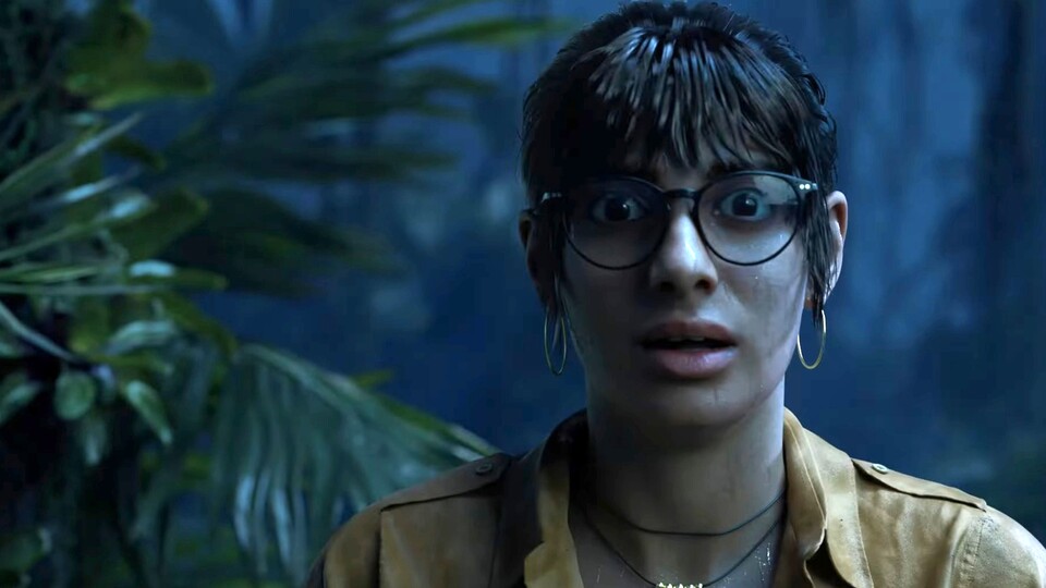 In Jurassic Park: Survival müsst ihr als die Wissenschaftlerin Dr. Maya Joshi von der Dino-Insel fliehen.