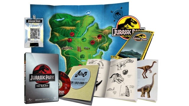 Die Deluxe Edition von Jurassic Park: The Game mit allen Extras
