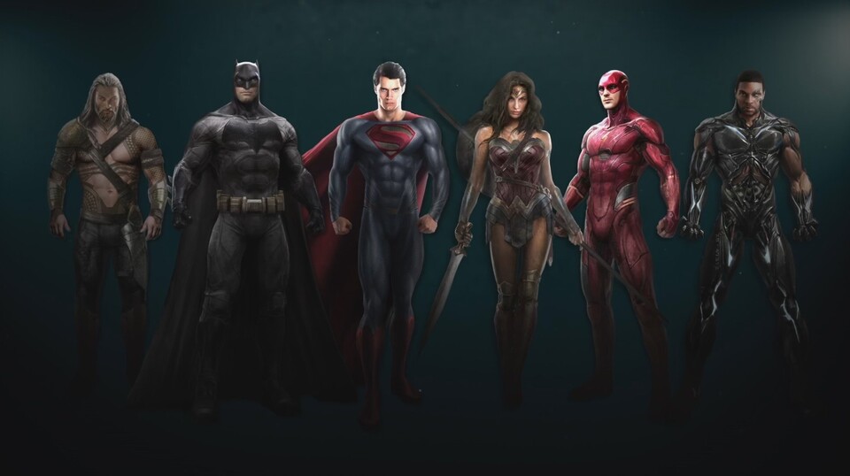 Erstes Video stellt die Justice League der DC Comic-Verfilmung vor: Batman, Superman, Wonder Woman, Flash, Aquaman und Cyborg.