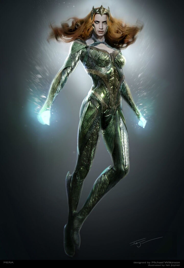 Concept-Art von Mera, Königin von Atlantis und Ehefrau von Aquaman...