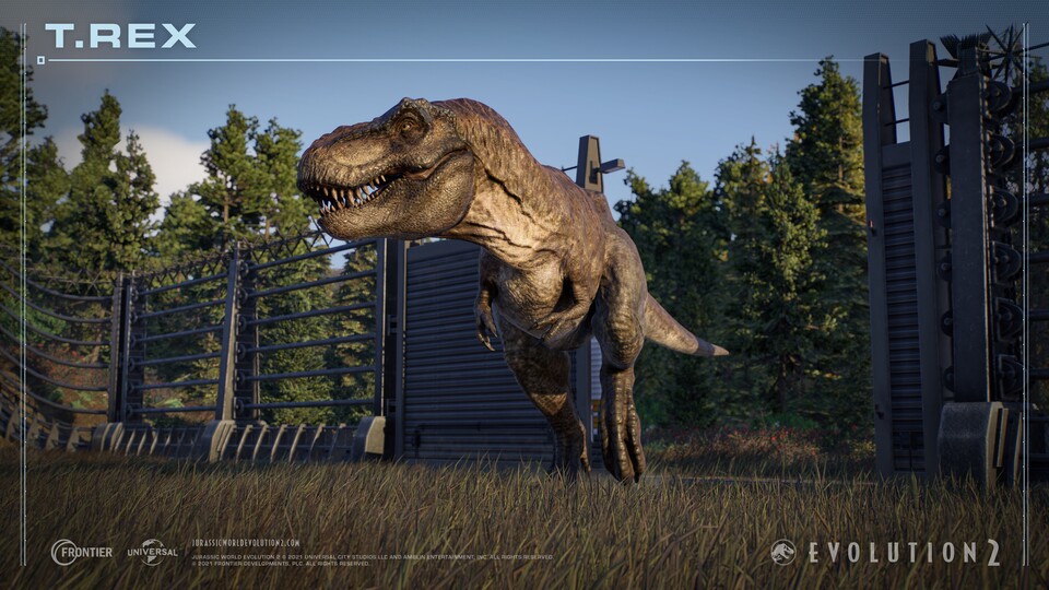 Kein Jurassic Park/World-Spiel ohne einen T-Rex!
