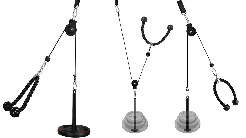 Trainiere mit dem Trizeps Kabelzug nicht nur deine Latissimusmuskeln, sondern auch Bizeps, Trizeps, Schultern und Rücken.