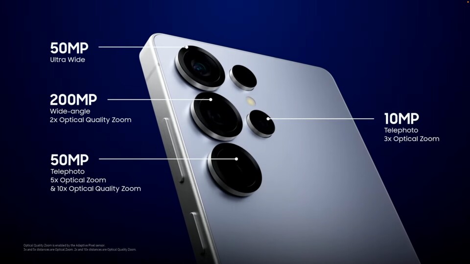Die 200 Megapixel starke Kamera des Samsung Galaxy S25 Ultra ist eines der größten Highlights - gestochen scharfe Schnappschüsse mit AI-Optimierung sind euch damit sicher!