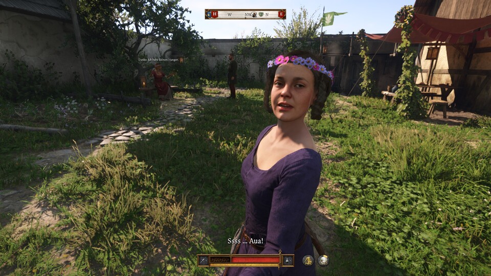 Beim Tanzen stellt sich Doubravka so trampelig an, dass sie Heirnich sogar umbringen kann.