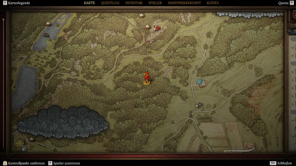 Hier finden wir das Wolfsrudel.