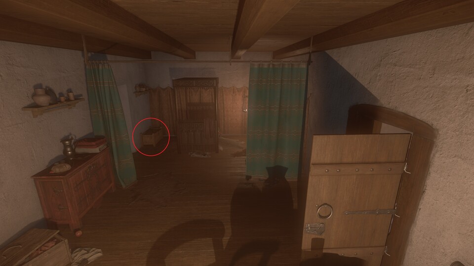 Nicht das beste Versteck für Mordtrophäen.