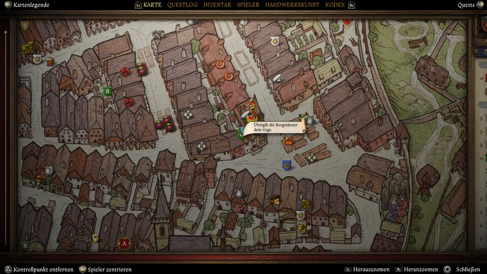 Den Vogt finden wir im Rathaus von Kuttenberg, wenn wir den östlichen Eingang nehmen. 